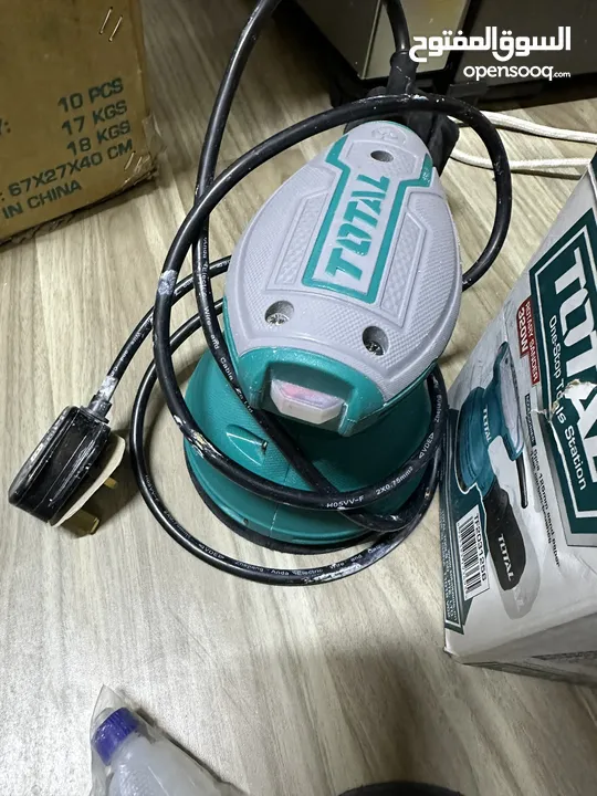 Total electric and air sander