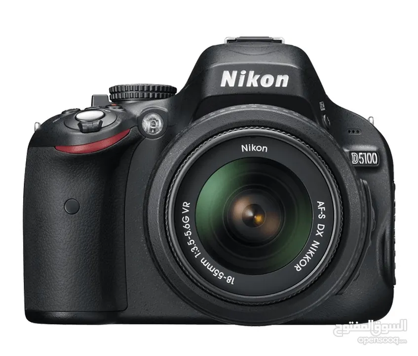 Nikon D5100   كاميرا احترافية نظيفة جداً استخدام بسيط ومع جميع ملحقاتها مناسبة لكل انواع التصوير