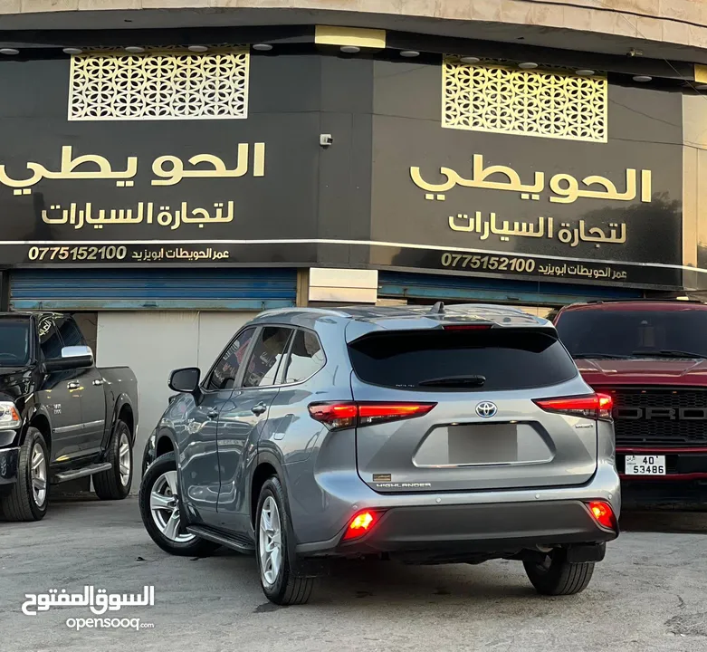 تويوتا هايلاندر ( 2023 ) فحص كامل 7 جيد عداد 28 ألف كيلو بحال الزيروو ( قابل للبدل )
