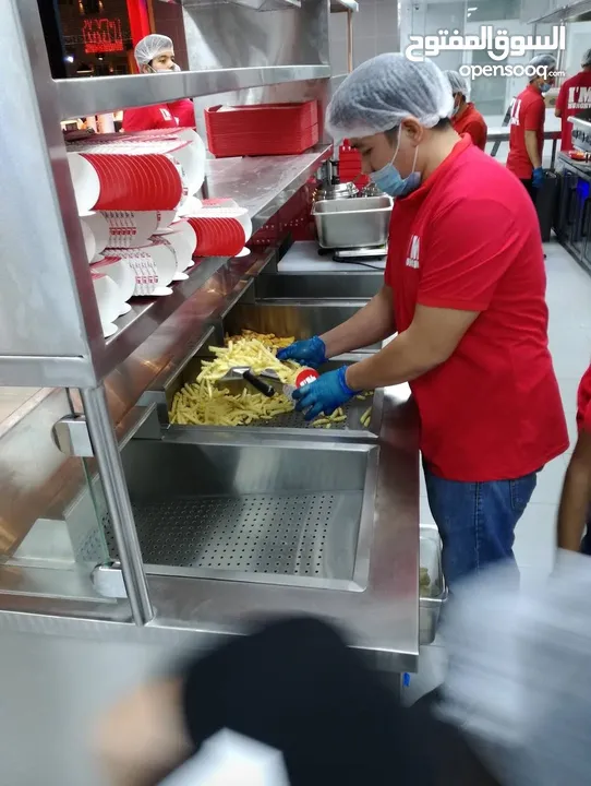 Stainless steel commercial kitchen equipment & exhaust Duct