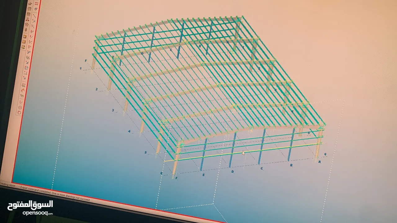 رسام 3D steel structure خبرة 5 سنوات  سرعة ودقة بلعمل