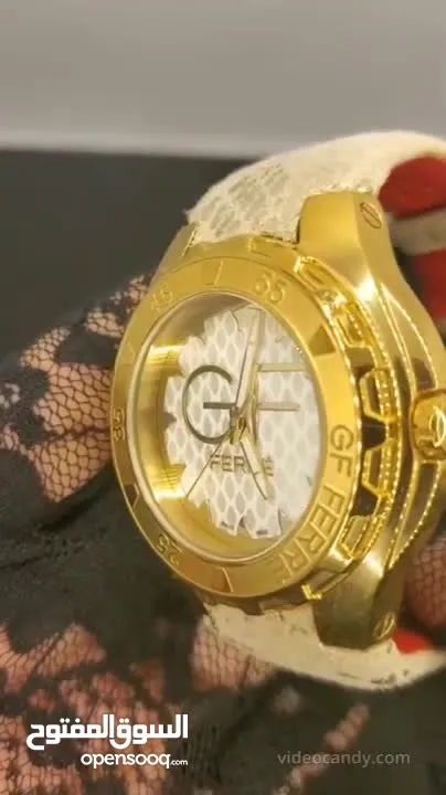 ساعة يد نسائية من جيانفرانكو فيري مطلية بالذهب ستانلس ستيل/Gianfranco Ferre Gold Plated