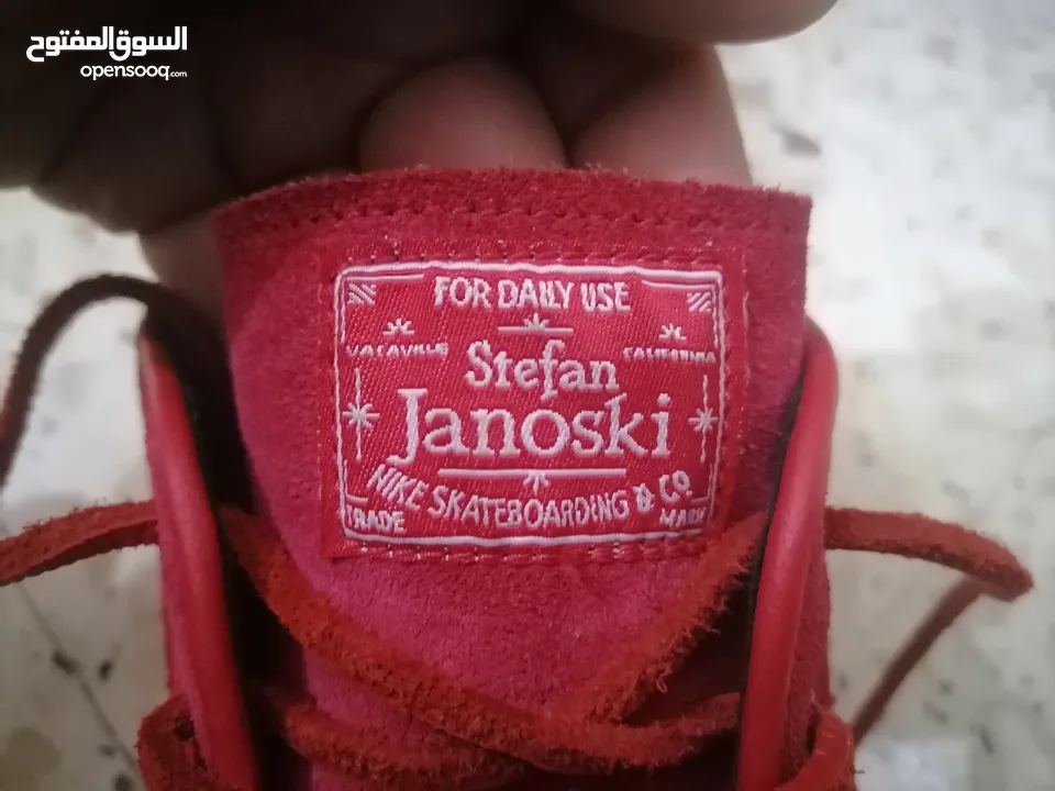 Nike SB Stefan janoski shoes    original top quality حذاء نايك اس بي لون احمر نادر