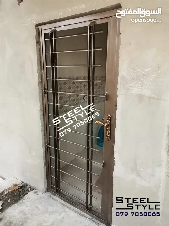 حداد Steel Structure ابواب محلات باب محل اعمال الحدادة والديكور مظلات برقولا Steel Structure
