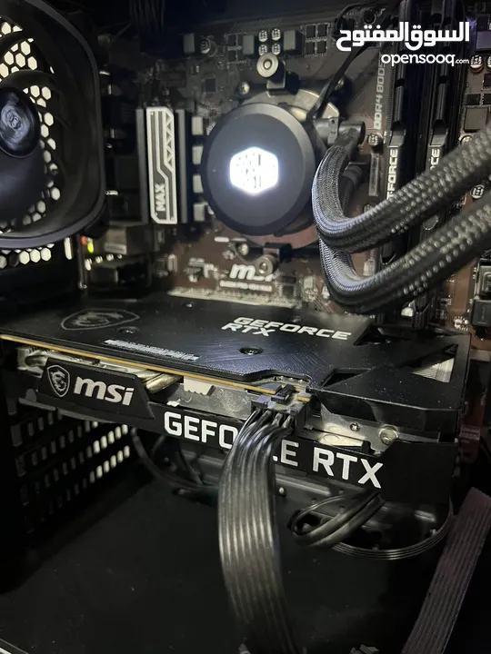 كارت مستعمل نضيف للبيع msi rtx 3060ti