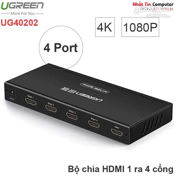 UGREEN CM187 1X4 HDMI Splitter