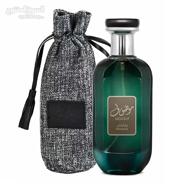 عطر موصوف رمادي للرجال 100مل