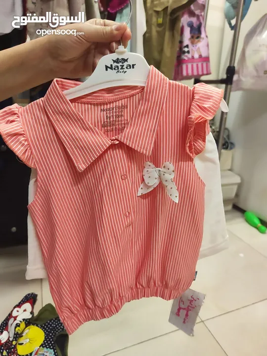 ملابس طفلة جديدة للبيع