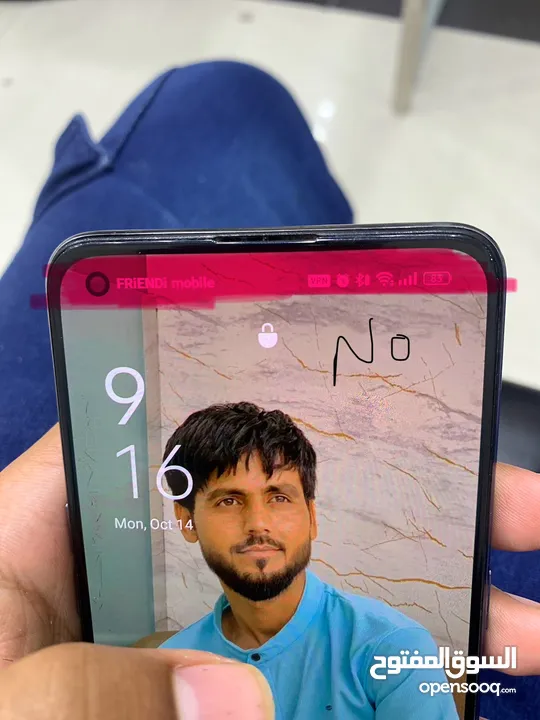 oppo f19 blue condition