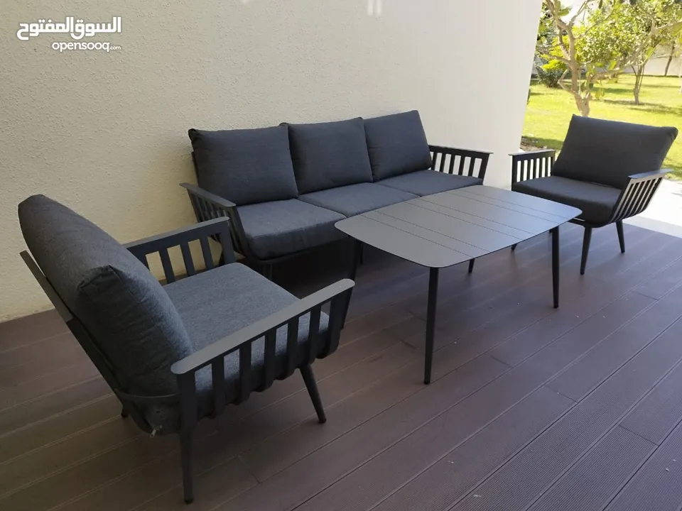 5 Seater Aluminum Sofa Set Outdoor