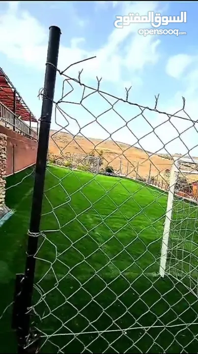 مزرعة بلعما المراجم قرب مدرسة المراجم 65الف مسبح ملعب كرةقدم وسلة ونافورة وشلال وكوخ وجلسات وشجر