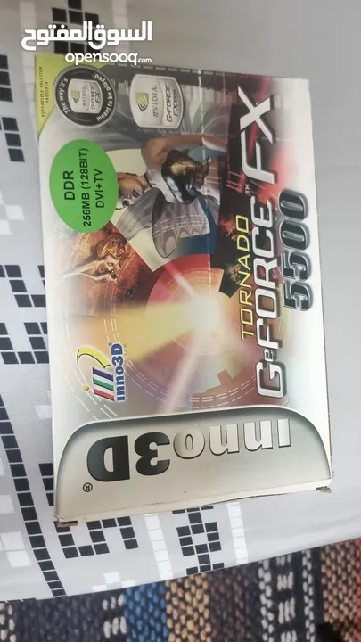 DDR Geforce FX 5500 265MB كرت شاشة قديم ونادر – GeForce FX 5500 (جديد، أنتيكا)"