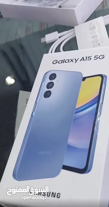 جهاز جديد Samsung A15 5G رام 12 جيجا 128 مكفول سنة متوفر توصيل