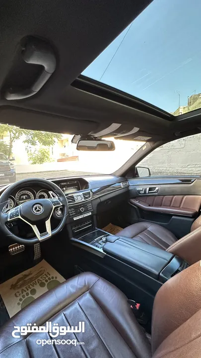 Mercedes E200 Avantgarde  AMG Kit original Sport package  2016 Full options  وارد شركة غرغور
