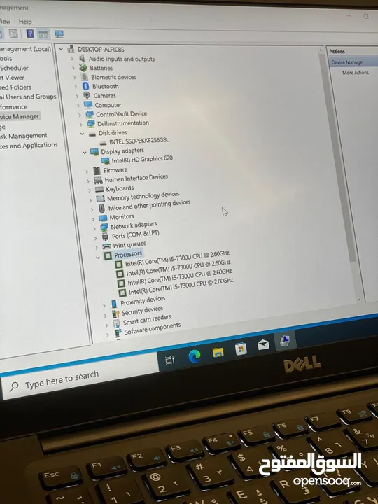 لابتوب DELL LATITUDE Core i5-GEN 7 بحالة ممتازه مع عدة هدايا اقل سعر بسوق