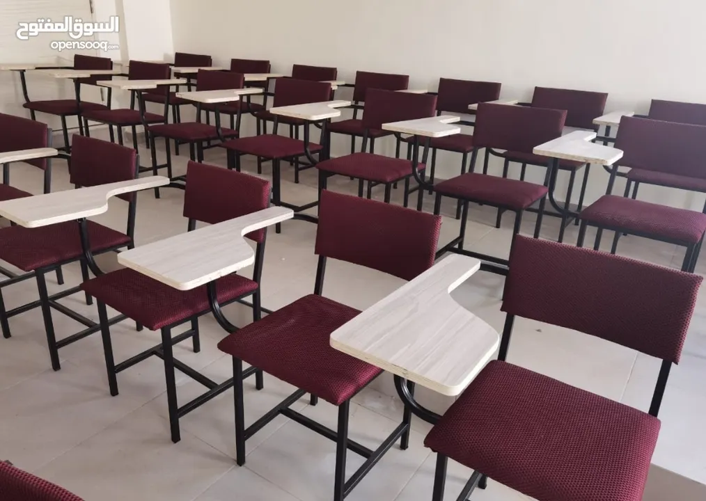 جميع مقاسات الواح الكتابة وايت بورد كراسي محاضرات دروج مدرسية طاولات رياض اطفال