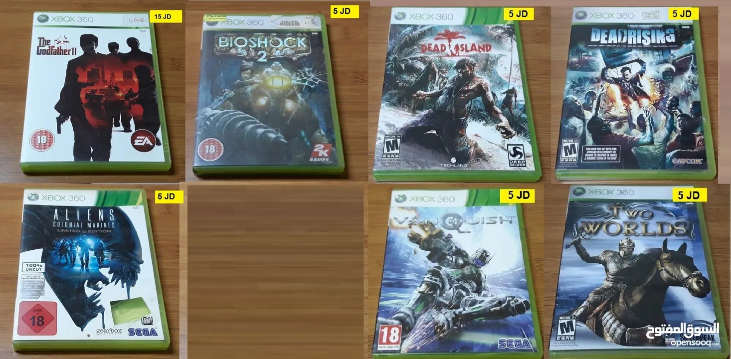 اجمل سيديات اكسبوكس ون اكسبوكس 360  XBOX360 XBOX ONE OG Games