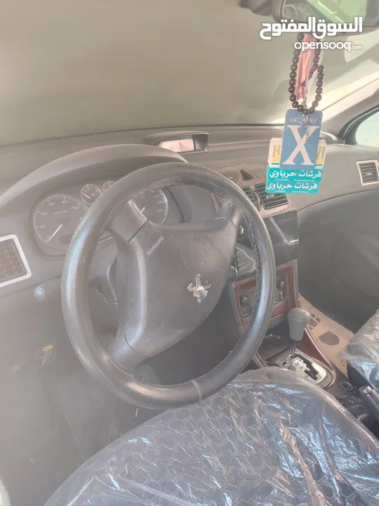 سياره بيجو 307 بحاله جيده جدآ متور 2000 cc بنزين اتوماتيك موديل 2007