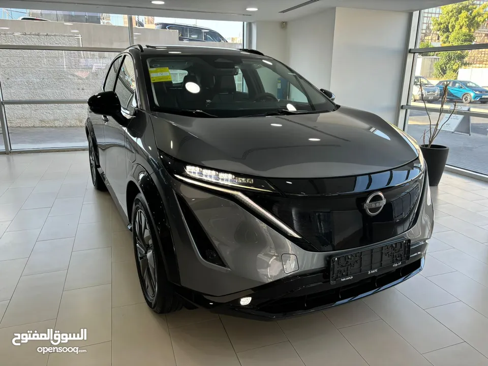 NISSAN AIRYA نيسان اريا كهربائيه 2024 كفالة مجموعة بسطامي والصاحب 3 سنوات او 100000كم