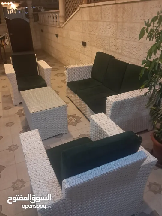 طقم راتان 5 مقاعد بسعر مغري