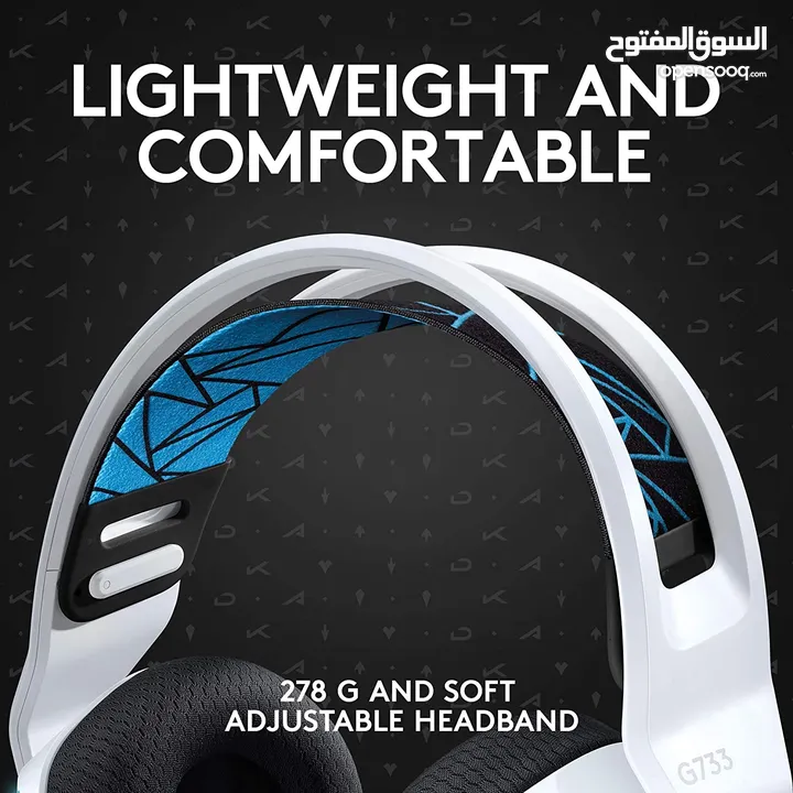 Logitech G733 K/DA Lightspeed Wireless RGB Gaming Headset