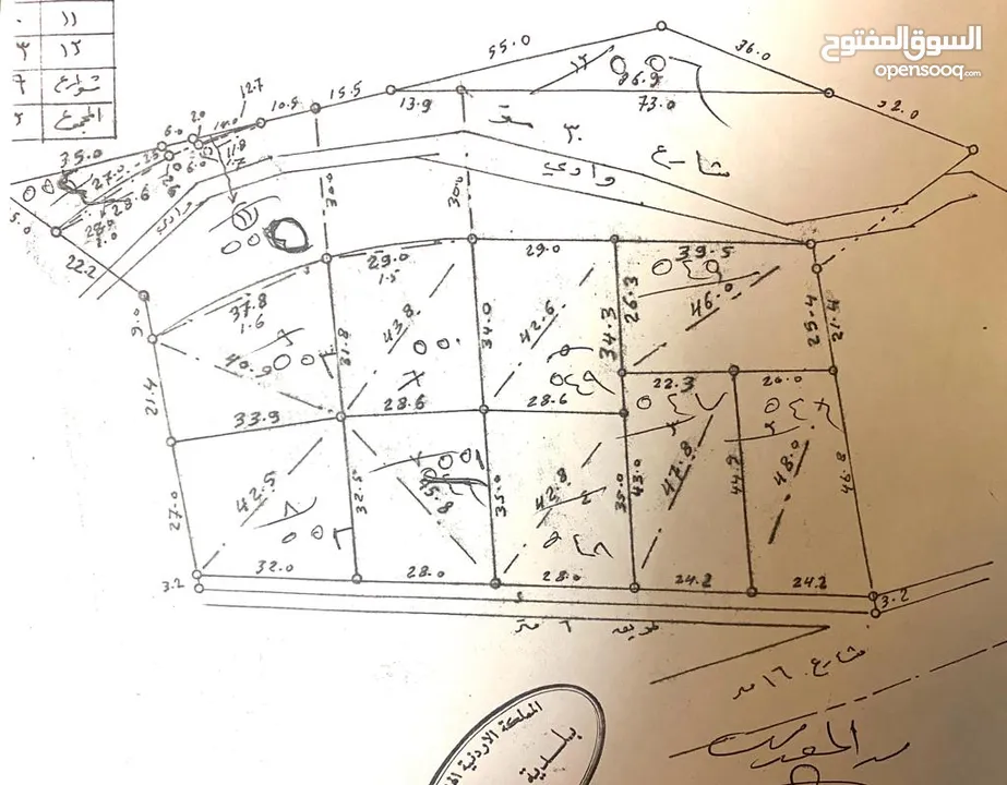 قطع أراضي للبيع في عمّان طبربور