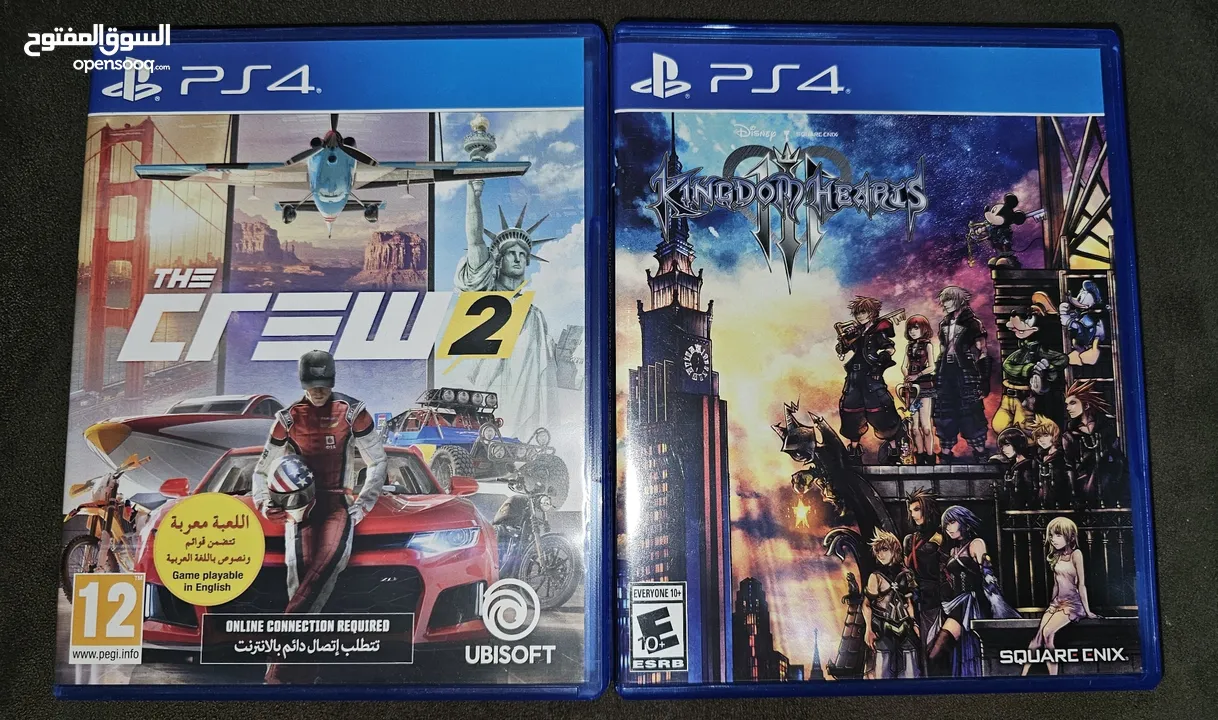 Kingdom Hearts 3 and The Crew 2 for sale