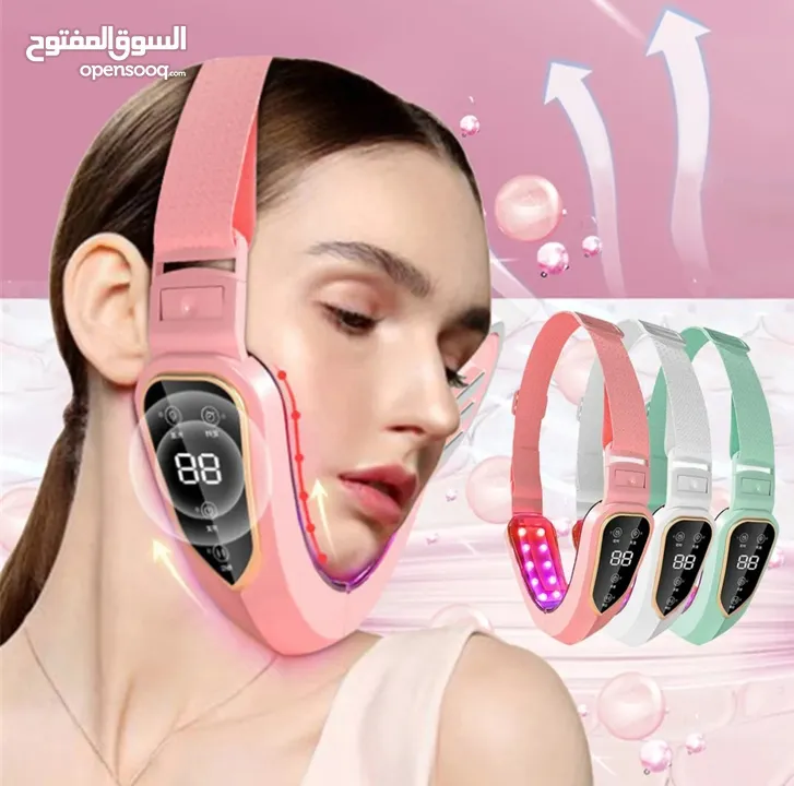 face massager for aface lifting with lights