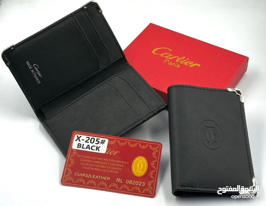 بوك كارتير  cartier wallet رجالي مع البوكس