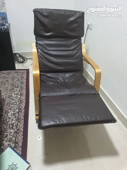 urgent sale home centre swing chair and  king size  matres 180×200