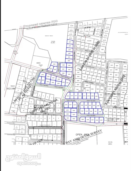 مخطط أراضي سكنية في الرميس بالقرب من الطريق البحري شوارع مرصوفة بموقع ممتاز وسهولة الدخول والخروج