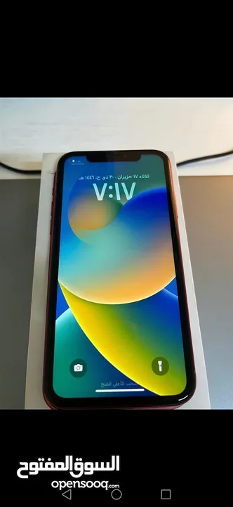 Iphone Xr  مخزن بحالة الجديد