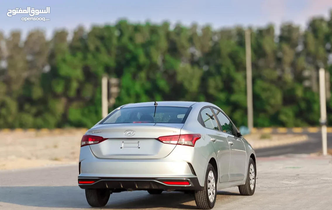 Hyundai Accent 1.6L 2022, GCC, unpainted, accident-free, in excellent condition 875p.m