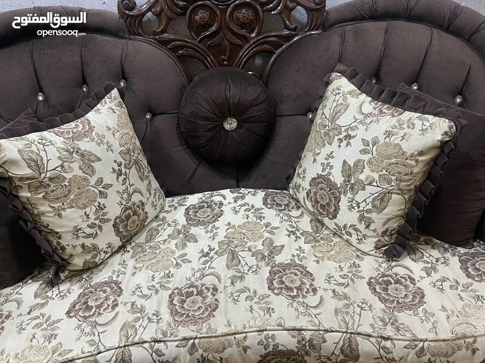 طقم كنب خشب زان