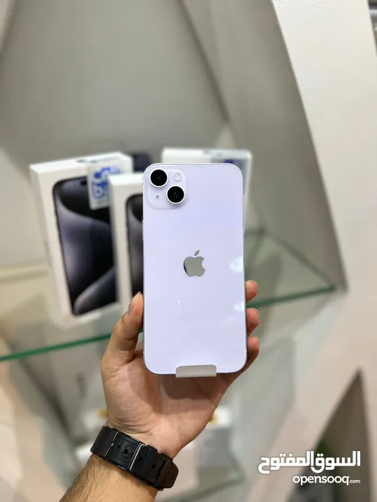 ‏iPhone 14 plus 512GB   ‏NEW NO AVTIVE  جديد بدون كرتونة  512 جيجا  اللون الاسود والبيربيل