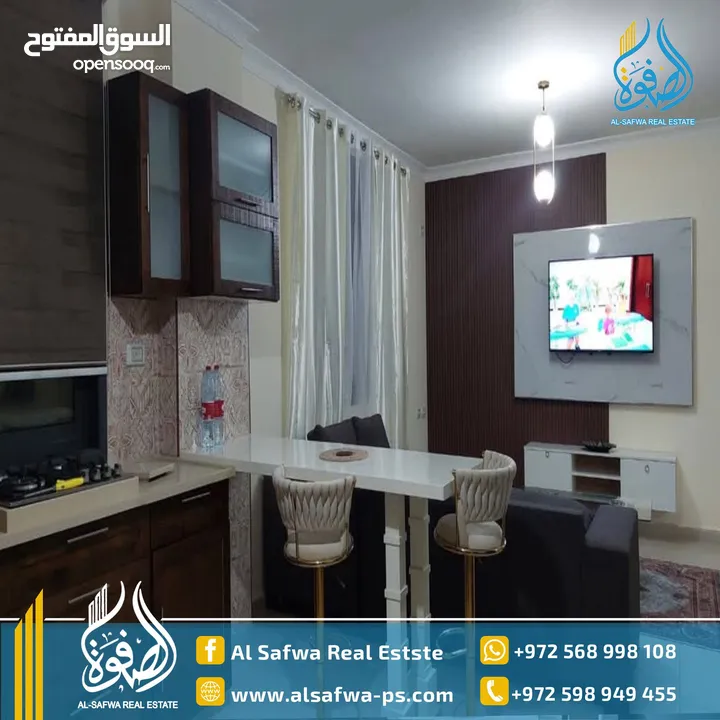 شقه مميزه مفروشه للايجار عين مصباح باطلالات مميزه