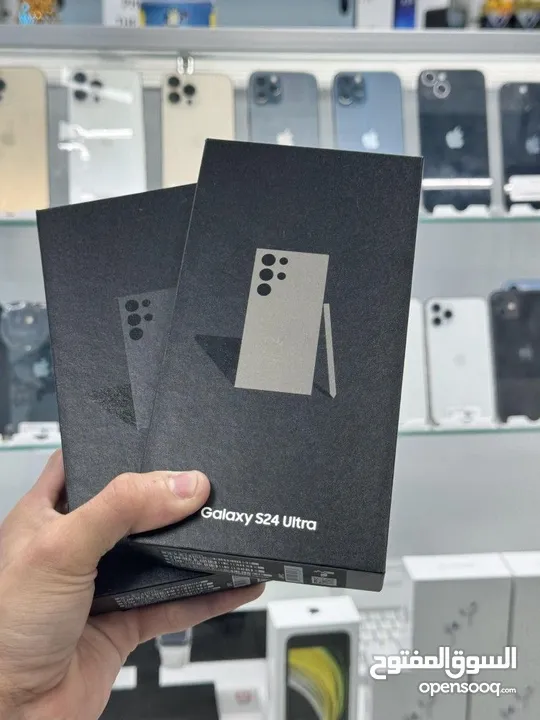 جالاكسي S24 Ultra جديد كفالة الوكيل الرسمي BMS (1TB /512GB/256GB)