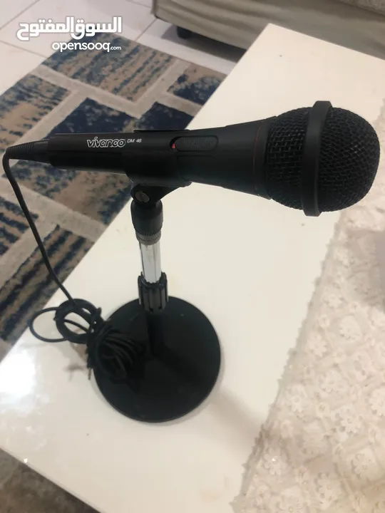 Microphone Dynamic Wire With Stand