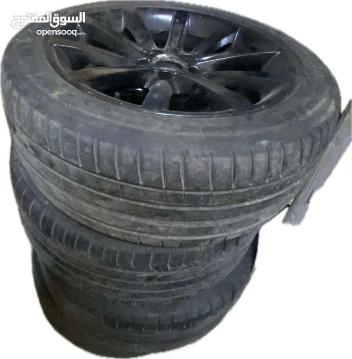 طقم جنطات f10 اصلي مع كوشوك نظيف