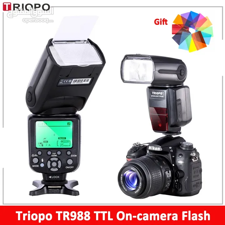 فلاش تصوير صور - الكتروني  triopo electronic camera flash