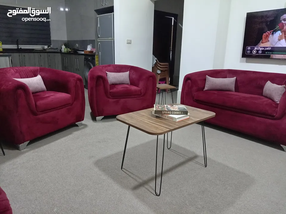 طقم كنب موديل امريكي فاخرااا تفصيل استعمال عرسان للبيع بسعر مغري