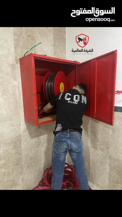طفايات حريق - انظمة انذار حريق - انظمة مراقبه - تكييف وتبريد - انظمة صوت - مرشات مائيه