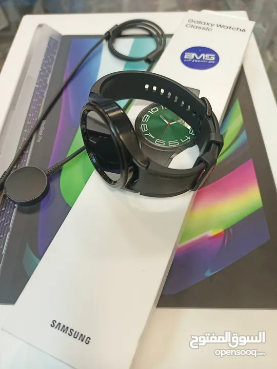 Samsung Watch 6 Classic بحالة الوكاااله  استعمال بسيط جدا