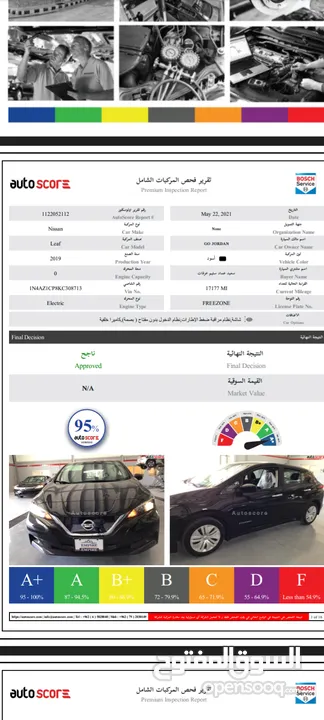 نيسان ليف موديل 2019 للبيع او للبدل ع سياره اقل سعر