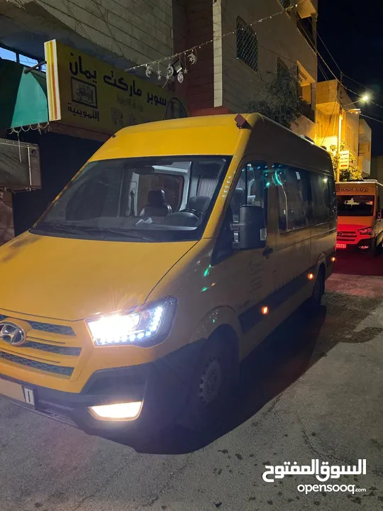 باص توصيل ركاب رحلات وطلبات مكيف وحديث وبلوتوث