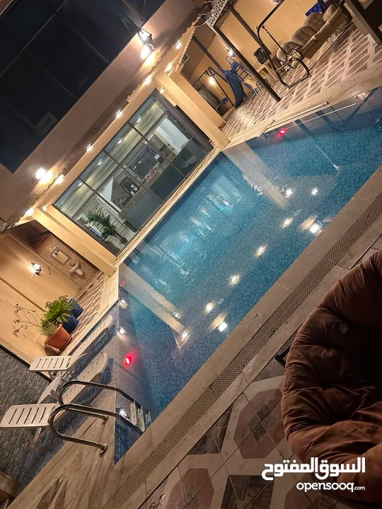 شاليه مسك - Misk Chalet للايجار / خدمات (vip) موقع واطلالة مميزة يبعد عن مرج الحمام 18 دقيقة