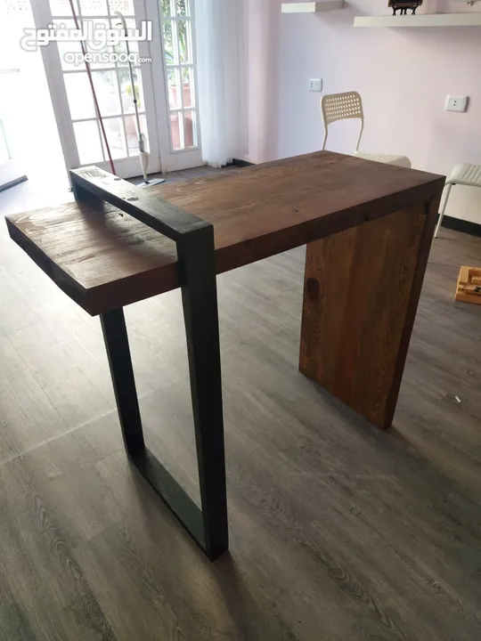 طاولة كونسول خشب سويد بحال الجديد