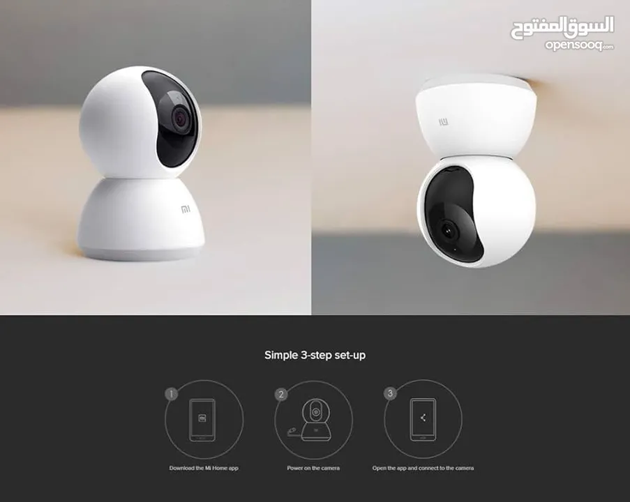 كاميرا مراقبه متحركه 360 درجه 1080 fhd من شركه mi