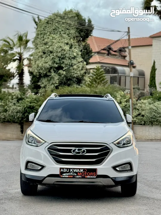 ‏ Hyundai TUSCAN 2014 • Limited Edition فل الفل مع بانورما ، عداد 88 الف اصلي فحص نخب طلاء الشركة