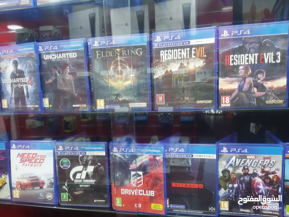 أجهزه بلايستيشن فور و فايف بافضل لاسعار ps4&ps5